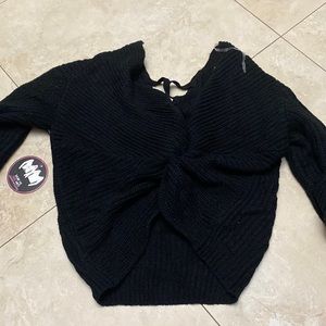 Black size medium almost famous two way wear top